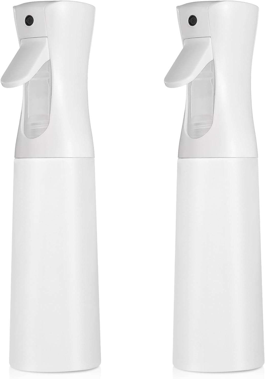 Continuous Spray Bottle for Hair (10.1Oz/300Ml) 2 Pack Home Essentials Spray Bottles for Cleaning Empty Ultra Fine Water Mister Sprayer for Hairstyling Garden Plants Curly Hair Perfume Etc