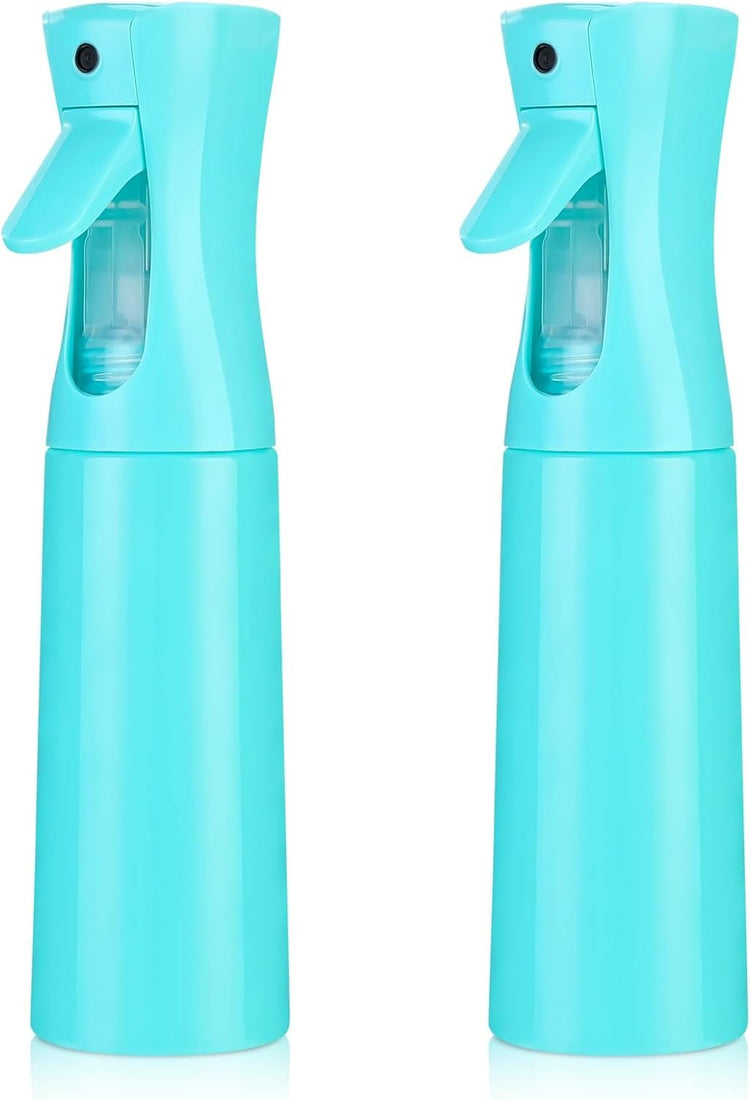 Continuous Spray Bottle for Hair (10.1Oz/300Ml) 2 Pack Home Essentials Spray Bottles for Cleaning Empty Ultra Fine Water Mister Sprayer for Hairstyling Garden Plants Curly Hair Perfume Etc