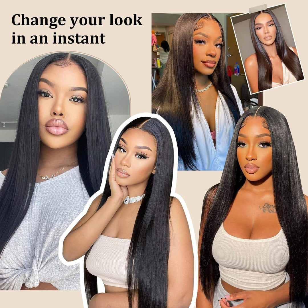 6x4 Straight Lace Front Wigs Of Human Hair