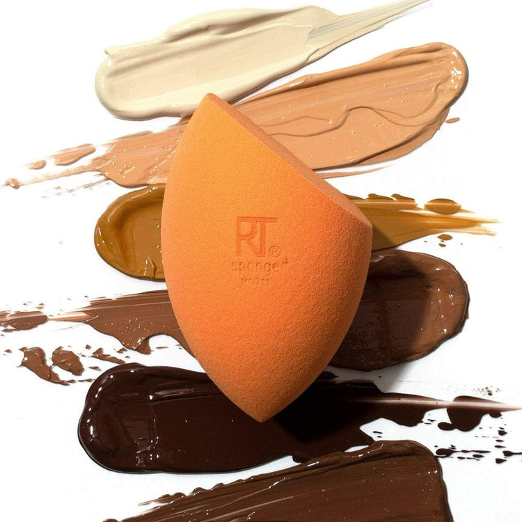 Miracle Complexion Makeup Sponge, Makeup Sponge for Foundation, Orange, 2 Count