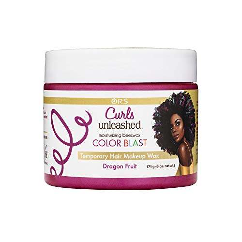 Color Blast Hair Wax, Temporary Curl Defining Wax, Sangria, (6.0 Oz)