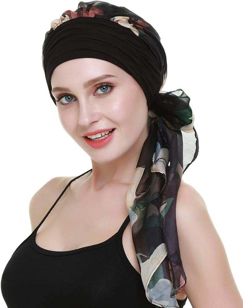 Chemo Headwear Turbans for Women Long Hair Head Scarf Headwraps CancerProduct Description 
Natural 95% bamboo viscose 5%Spandex premium fabric
1st class stunning scarves in 80 patterns and colors including another listing
Full head covWomen Long Hair Head Scarf Headwraps Cancer Hats