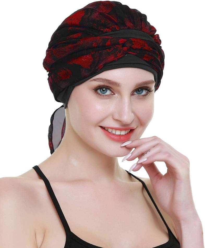 Chemo Headwear Turbans for Women Long Hair Head Scarf Headwraps CancerProduct Description 
Natural 95% bamboo viscose 5%Spandex premium fabric
1st class stunning scarves in 80 patterns and colors including another listing
Full head covWomen Long Hair Head Scarf Headwraps Cancer Hats