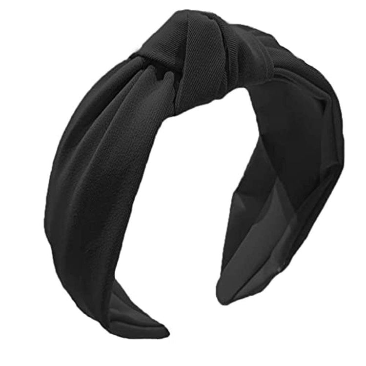 Headband for Women, Knotted Wide Headband, Yoga Hair Band Fashion ElasCOMFORTABLE TO WEAR：We especially choose wide hair bands for women. The hair band is made of PU, which is stretchable, comfortable to wear, does not hurt the hair, aWomen, Knotted Wide Headband, Yoga Hair Band Fashion Elastic Hair Accessories