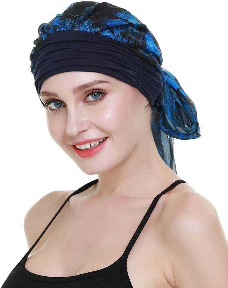 Chemo Headwear Turbans for Women Long Hair Head Scarf Headwraps CancerProduct Description 
Natural 95% bamboo viscose 5%Spandex premium fabric
1st class stunning scarves in 80 patterns and colors including another listing
Full head covWomen Long Hair Head Scarf Headwraps Cancer Hats