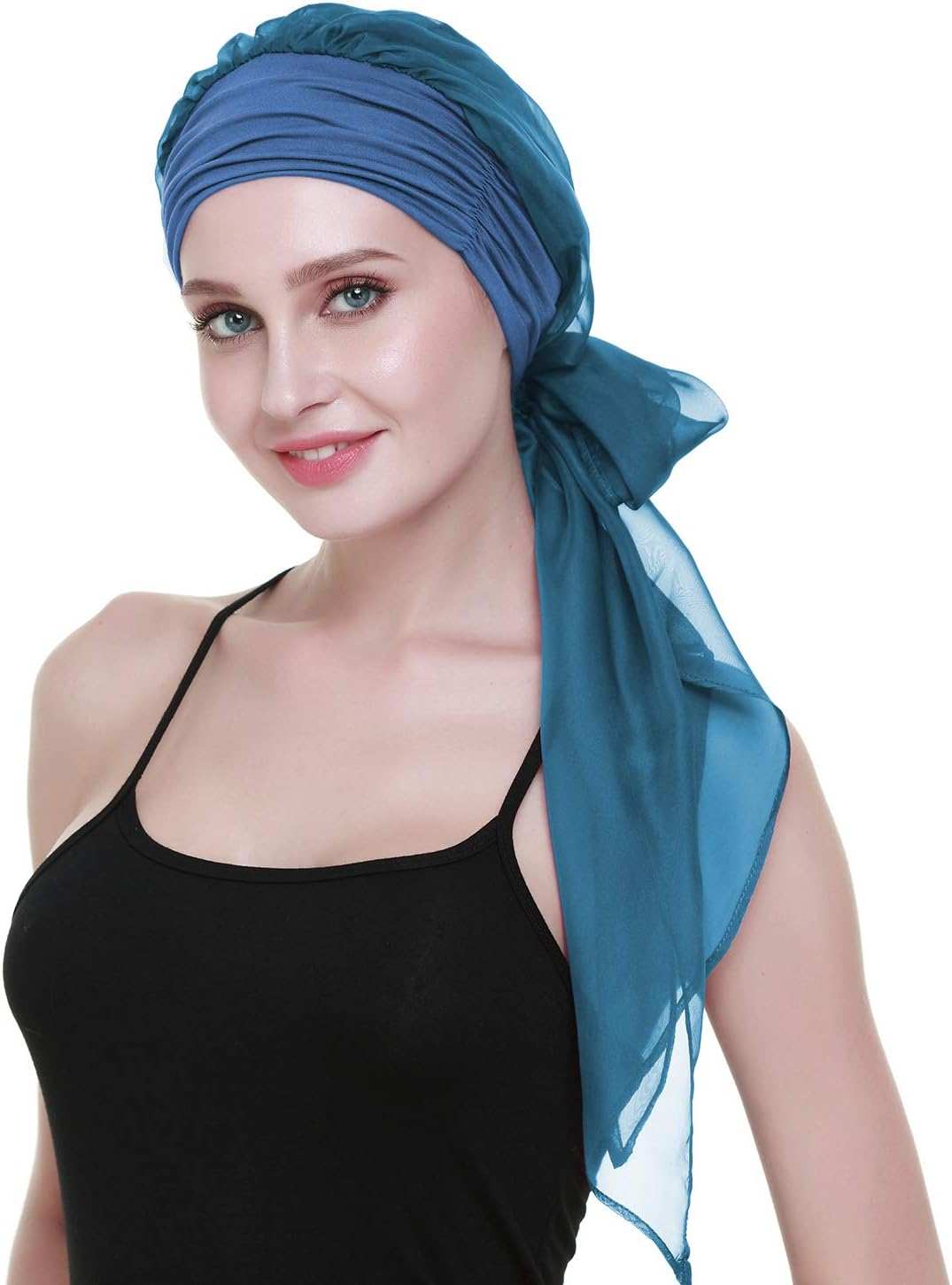 Chemo Headwear Turbans for Women Long Hair Head Scarf Headwraps CancerProduct Description 
Natural 95% bamboo viscose 5%Spandex premium fabric
1st class stunning scarves in 80 patterns and colors including another listing
Full head covWomen Long Hair Head Scarf Headwraps Cancer Hats