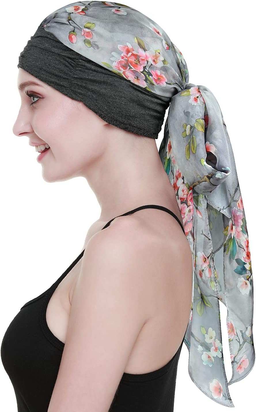 Chemo Headwear Turbans for Women Long Hair Head Scarf Headwraps CancerProduct Description 
Natural 95% bamboo viscose 5%Spandex premium fabric
1st class stunning scarves in 80 patterns and colors including another listing
Full head covWomen Long Hair Head Scarf Headwraps Cancer Hats