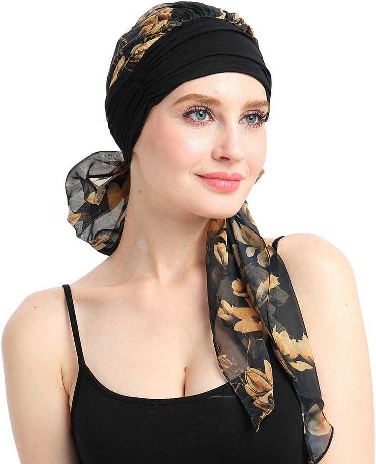 Chemo Headwear Turbans for Women Long Hair Head Scarf Headwraps CancerProduct Description 
Natural 95% bamboo viscose 5%Spandex premium fabric
1st class stunning scarves in 80 patterns and colors including another listing
Full head covWomen Long Hair Head Scarf Headwraps Cancer Hats