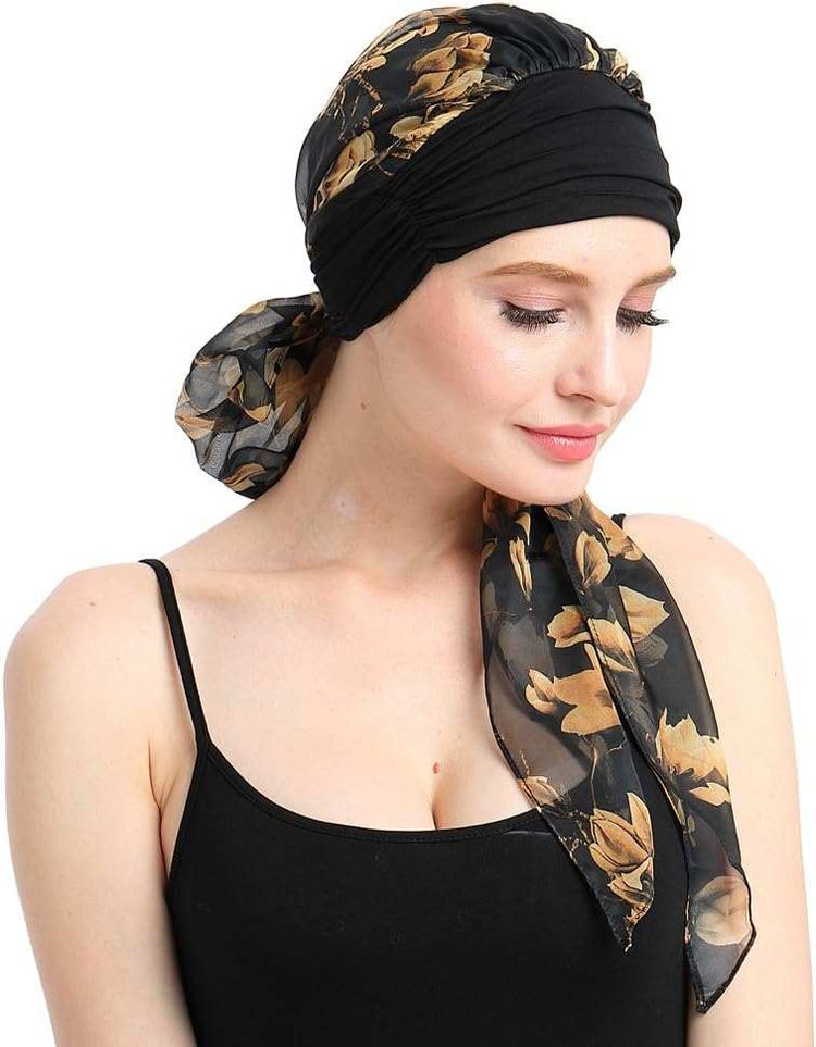 Chemo Headwear Turbans for Women Long Hair Head Scarf Headwraps CancerProduct Description 
Natural 95% bamboo viscose 5%Spandex premium fabric
1st class stunning scarves in 80 patterns and colors including another listing
Full head covWomen Long Hair Head Scarf Headwraps Cancer Hats