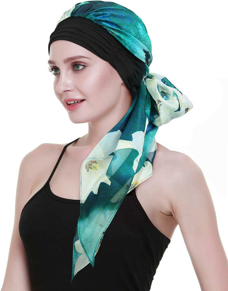 Chemo Headwear Turbans for Women Long Hair Head Scarf Headwraps CancerProduct Description 
Natural 95% bamboo viscose 5%Spandex premium fabric
1st class stunning scarves in 80 patterns and colors including another listing
Full head covWomen Long Hair Head Scarf Headwraps Cancer Hats