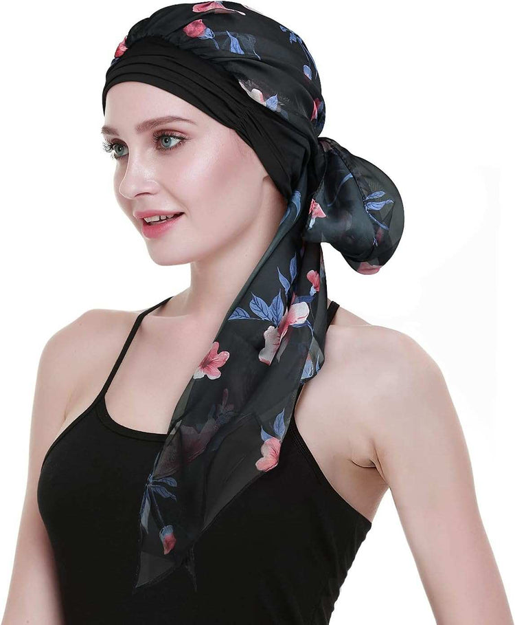 Chemo Headwear Turbans for Women Long Hair Head Scarf Headwraps CancerProduct Description 
Natural 95% bamboo viscose 5%Spandex premium fabric
1st class stunning scarves in 80 patterns and colors including another listing
Full head covWomen Long Hair Head Scarf Headwraps Cancer Hats