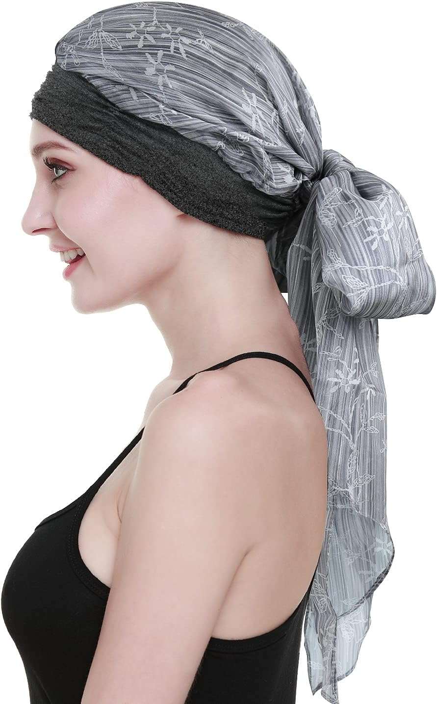 Chemo Headwear Turbans for Women Long Hair Head Scarf Headwraps CancerProduct Description 
Natural 95% bamboo viscose 5%Spandex premium fabric
1st class stunning scarves in 80 patterns and colors including another listing
Full head covWomen Long Hair Head Scarf Headwraps Cancer Hats