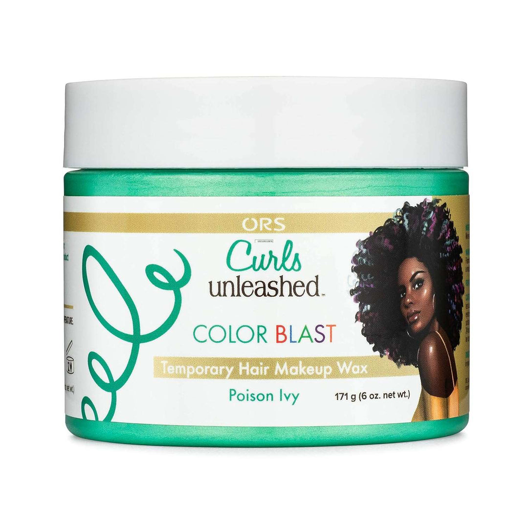 Color Blast Hair Wax, Temporary Curl Defining Wax, Sangria, (6.0 Oz)