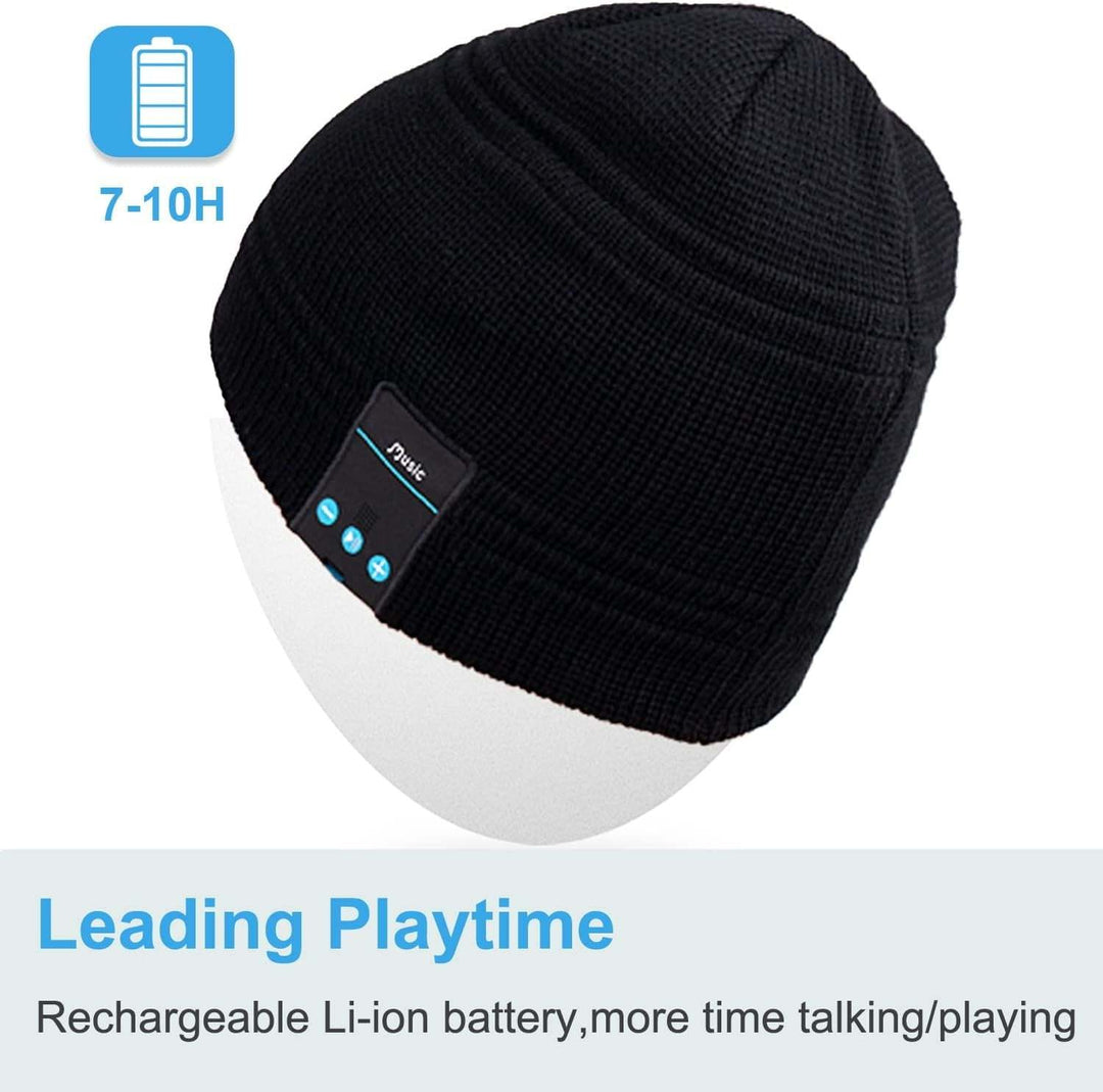 Bluetooth Beanie Hat Wireless Headphone for Outdoor Sports Xmas Gifts