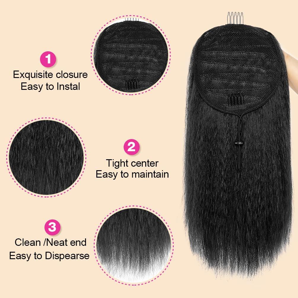 Yaki Straight Ponytail Extension